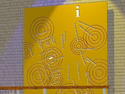 Close-up bordes met klankbord